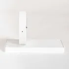 Orologio da Tavolo Girevole con Specchio in Acciaio Made in Italy - Benemerito Viadurini