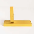 Orologio da Tavolo Girevole con Specchio in Acciaio Made in Italy - Benemerito Viadurini