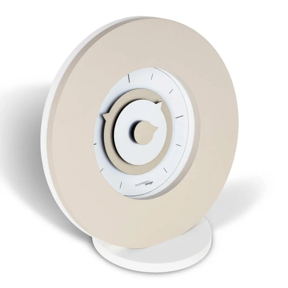 Orologio da Tavolo in PVC Semi Espanso ad Alta Densità Made in Italy - Pretty Viadurini