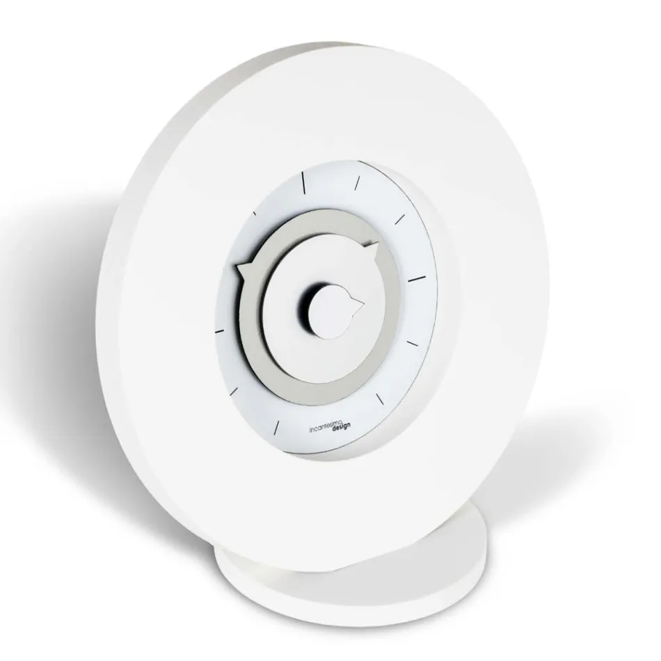 Orologio da Tavolo in PVC Semi Espanso ad Alta Densità Made in Italy - Pretty Viadurini