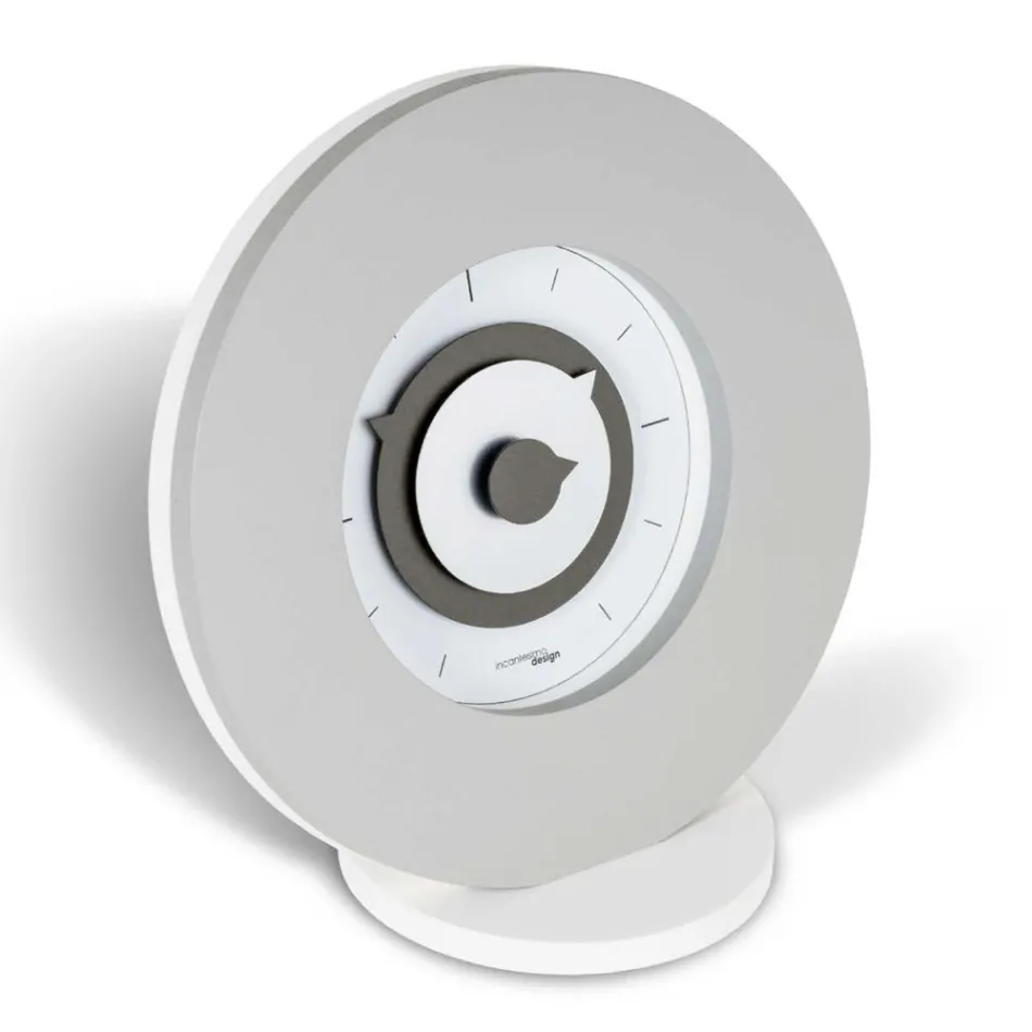 Orologio da Tavolo in PVC Semi Espanso ad Alta Densità Made in Italy - Pretty Viadurini