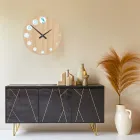 Orologio in Legno con Stampa Marina Made in Italy - Honduras Viadurini