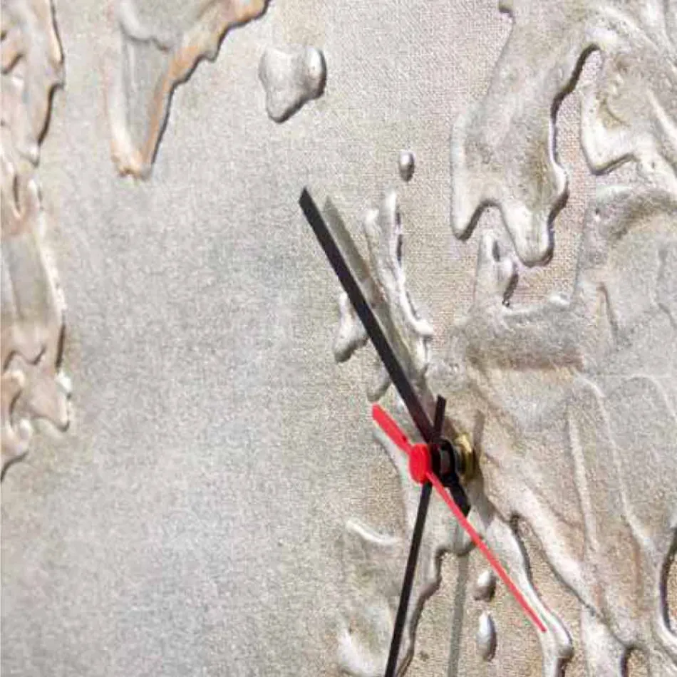 Orologio moderno con cinque quadranti raffigurante il mondo Miles Viadurini