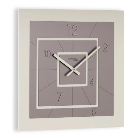 Orologio Quadrato in PVC Semiespanso ad Alta Densità Made in Italy - Creative Viadurini