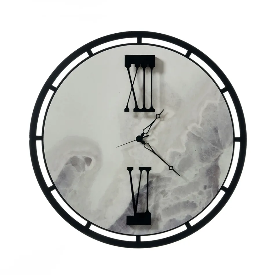 Orologio Realizzato in Ferro con 3 Lancette Made in Italy - Stella Viadurini