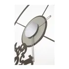 Orologio Realizzato in Ferro con Numeri Caduti Made in Italy - Ariete Viadurini