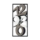 Orologio Realizzato in Ferro con Numeri Grandi Made in Italy - Acquario Viadurini