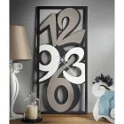 Orologio Realizzato in Ferro con Numeri Grandi Made in Italy - Acquario Viadurini