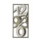 Orologio Realizzato in Ferro con Numeri Grandi Made in Italy - Acquario Viadurini