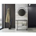 Orologio Rotondo da Parete Diametro 60 cm Moderno in Ferro - Beatrix Viadurini