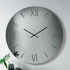 Orologio Rotondo in Vetro Specchiato con Numeri Incisi a Laser - Clelia Viadurini