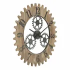 Orologio Tondo da Parete di Design Moderno in Ferro e MDF - Gitta Viadurini