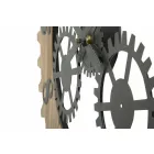 Orologio Tondo da Parete di Design Moderno in Ferro e MDF - Gitta Viadurini