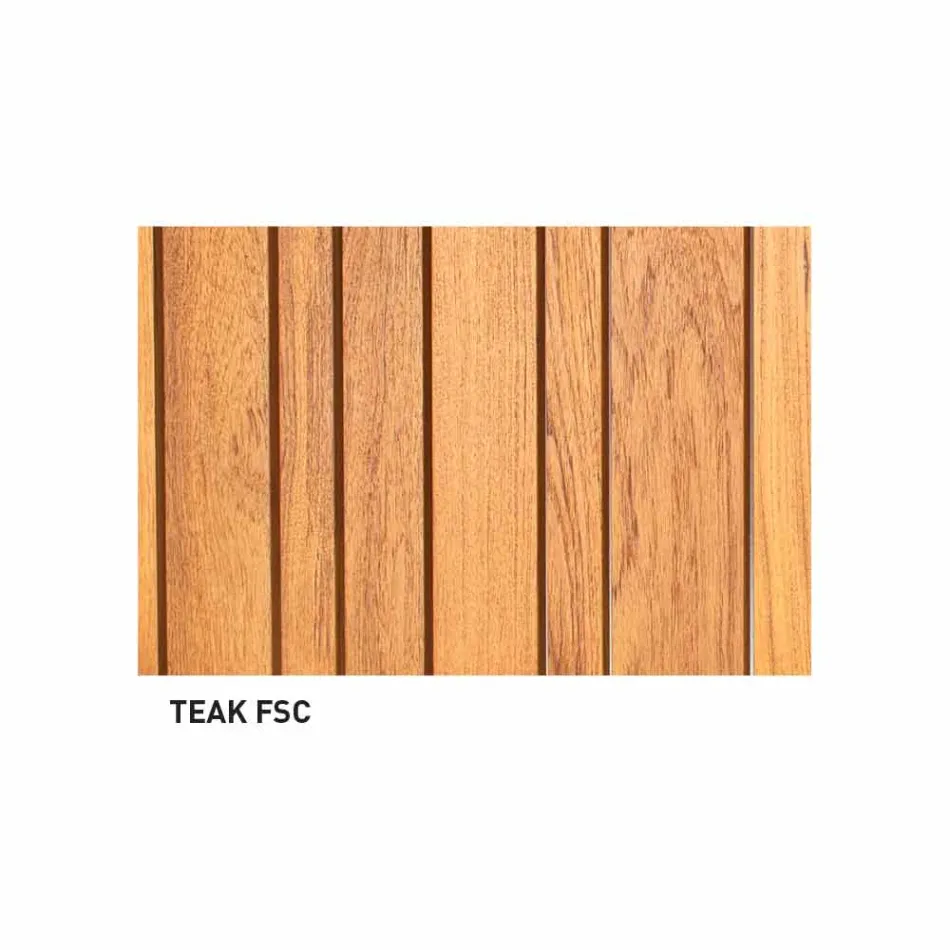 Panca da esterno Varaschin System in alluminio verniciato di design Viadurini