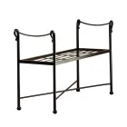 Panca in Ferro Tubolare in Diverse Finiture Realizzata in Italia - Praga Viadurini