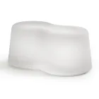 Panca Luminosa da Esterno Ondulata in Polietilene Made in Italy - Brenda Viadurini