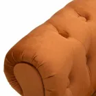 Panca Rettangolare di Design Moderno in Legno e Tessuto - Theodore Viadurini