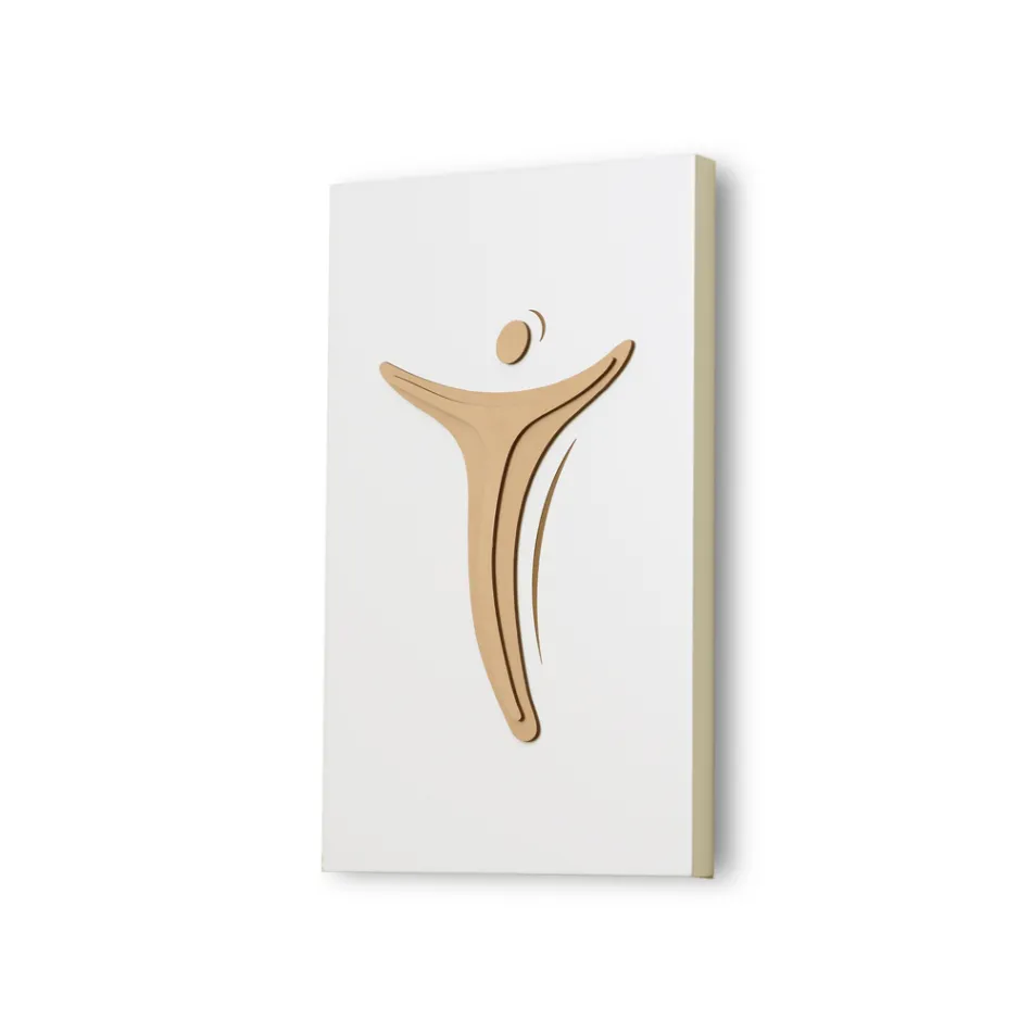 Pannello che Raffigura la Redenzione Inciso a Laser Made in Italy - Dalila Viadurini