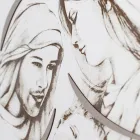 Pannello con la Famiglia Inciso a Laser Made in Italy - Micky Viadurini