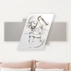 Pannello con la Famiglia Inciso a Laser Made in Italy - Micky Viadurini