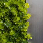 Pannello Decorativo in Metallo con Fiori Artificiali Made in Italy - Fiorellino Viadurini