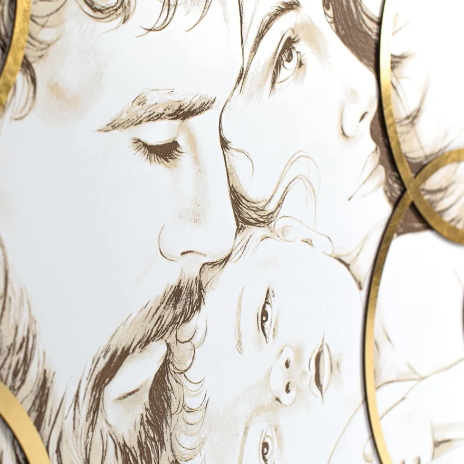 Pannello Realizzato con Laser della Sagrada Familia Made in Italy - Elisa Viadurini