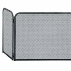 Parascintille con 3 Ante Realizzato in Metallo Made in Italy - Gatto Viadurini