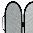 Parascintille con 6 Ante Realizzato in Metallo Made in Italy - Cavallo Viadurini