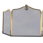 Parascintille con Rete Nera in Acciaio in Diverse Misure Made in Italy - Rana Viadurini