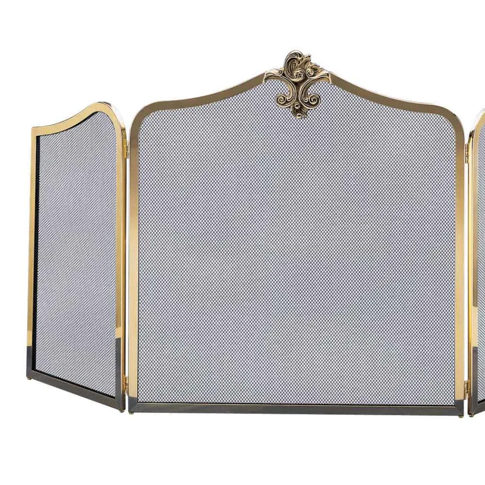 Parascintille con Rete Nera in Acciaio in Diverse Misure Made in Italy - Rana Viadurini