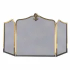 Parascintille con Rete Nera in Acciaio in Diverse Misure Made in Italy - Rana Viadurini