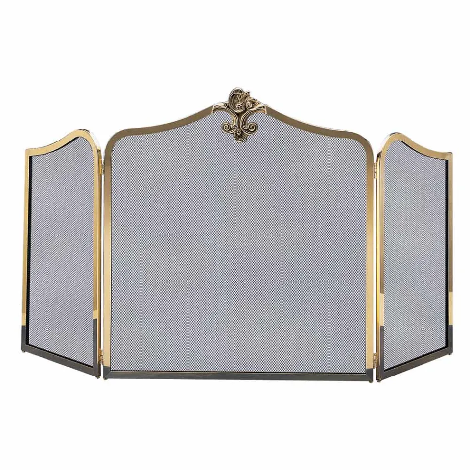 Parascintille con Rete Nera in Acciaio in Diverse Misure Made in Italy - Rana Viadurini