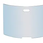 Parascintille in Cristallo Temperato Curvo Made in Italy - Zafu Viadurini