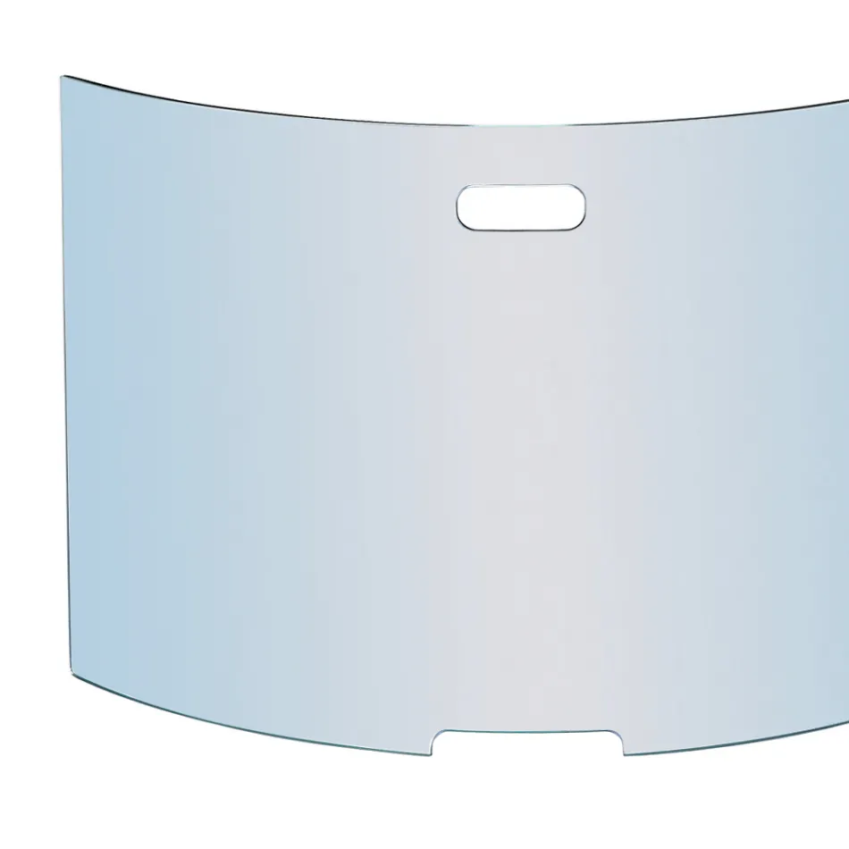 Parascintille in Cristallo Temperato Curvo Made in Italy - Zafu Viadurini