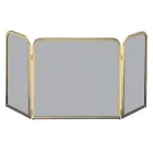 Parascintille in Ottone con Cristallo Temperato Fumè Made in Italy - Orango Viadurini