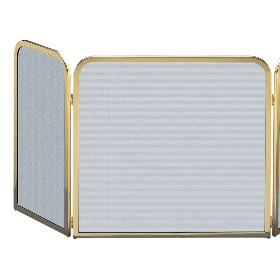 Parascintille in Ottone e Rete Nera in Diverse Misure Made in Italy - Iguana Viadurini