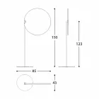 Parasole in Tessuto con Struttura in Alluminio - Emma Sunscreen by Varaschin Viadurini