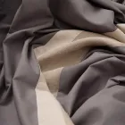 Parure Copripiumino in 90% Cotone e 10% Lino con 2 Federe Made in Italy - Nestle Viadurini