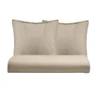 Parure Copripiumino Matrimoniale in Puro Cotone Tinto in Capo con 2 Federe - Delicacy Viadurini