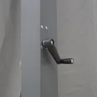 Pegola 3x4 mt in Alluminio Verniciato Antracite con Manovella - Levante Viadurini