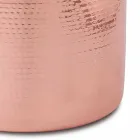 Pentola Alta in Rame Stagnato a Mano con Manici e Coperchio 24 cm - Mariarita Viadurini