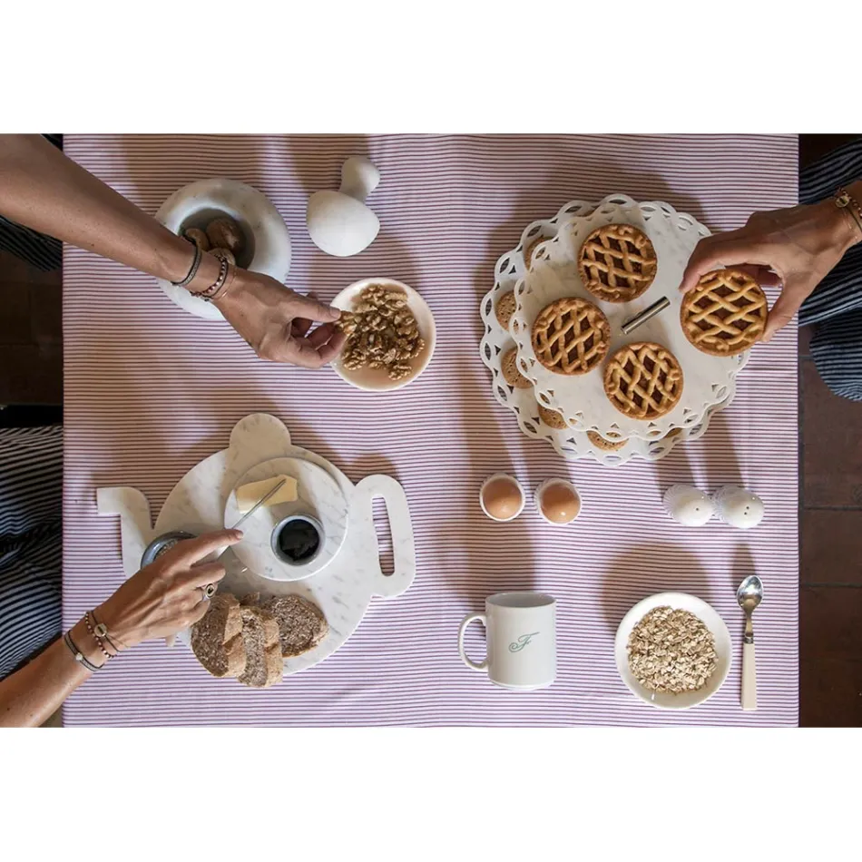 Pestello Schiaccianoci in Marmo Bianco di Carrara Made in Italy - Cullio  Viadurini