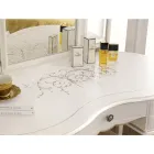 Pettiniera Trucco Classica in Legno con Specchio Made in Italy - Cambrige Viadurini