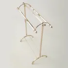 Piantana Appendi Asciugamani da Bagno Vintage in Ottone Made in Italy – Aristide Viadurini