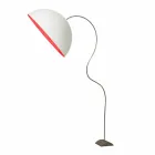 Piantana H210cm moderna In-es.artdesign Mezza Luna colorata nebulite Viadurini