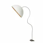 Piantana H210cm moderna In-es.artdesign Mezza Luna colorata nebulite Viadurini