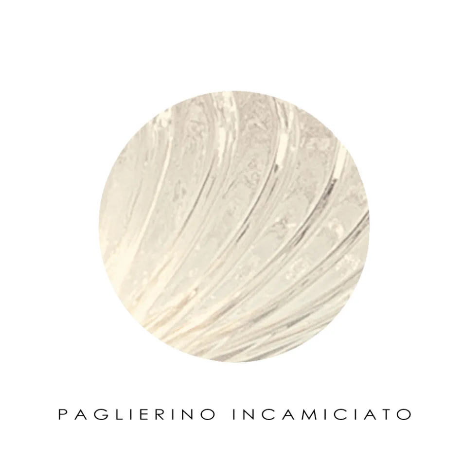 Piantana in Vetro Veneziano Lavorato a Coste e Soffiato a Mano - Dafne Viadurini