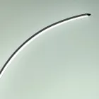 Piantana Moderna a LED Dimmerabile in Metallo Nero, Oro o Bianco - Gondola Viadurini