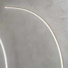 Piantana Moderna a LED Dimmerabile in Metallo Nero, Oro o Bianco - Gondola Viadurini