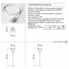 Piantana per Esterni di Design Moderno a Forma di Rosa - Baby Love by Myyour Viadurini